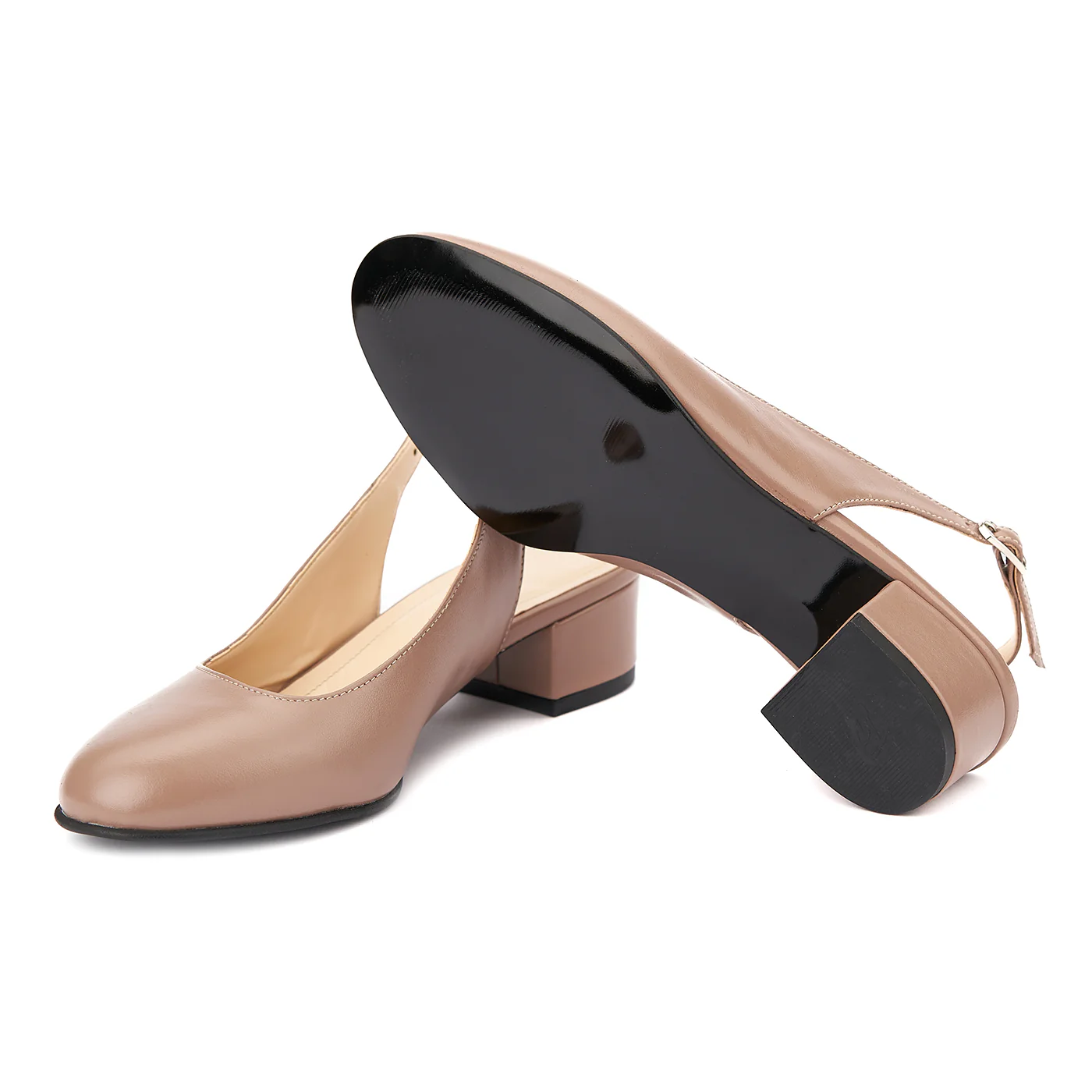 Sandale elegante din piele naturala cu toc mic 5259 - Image 3
