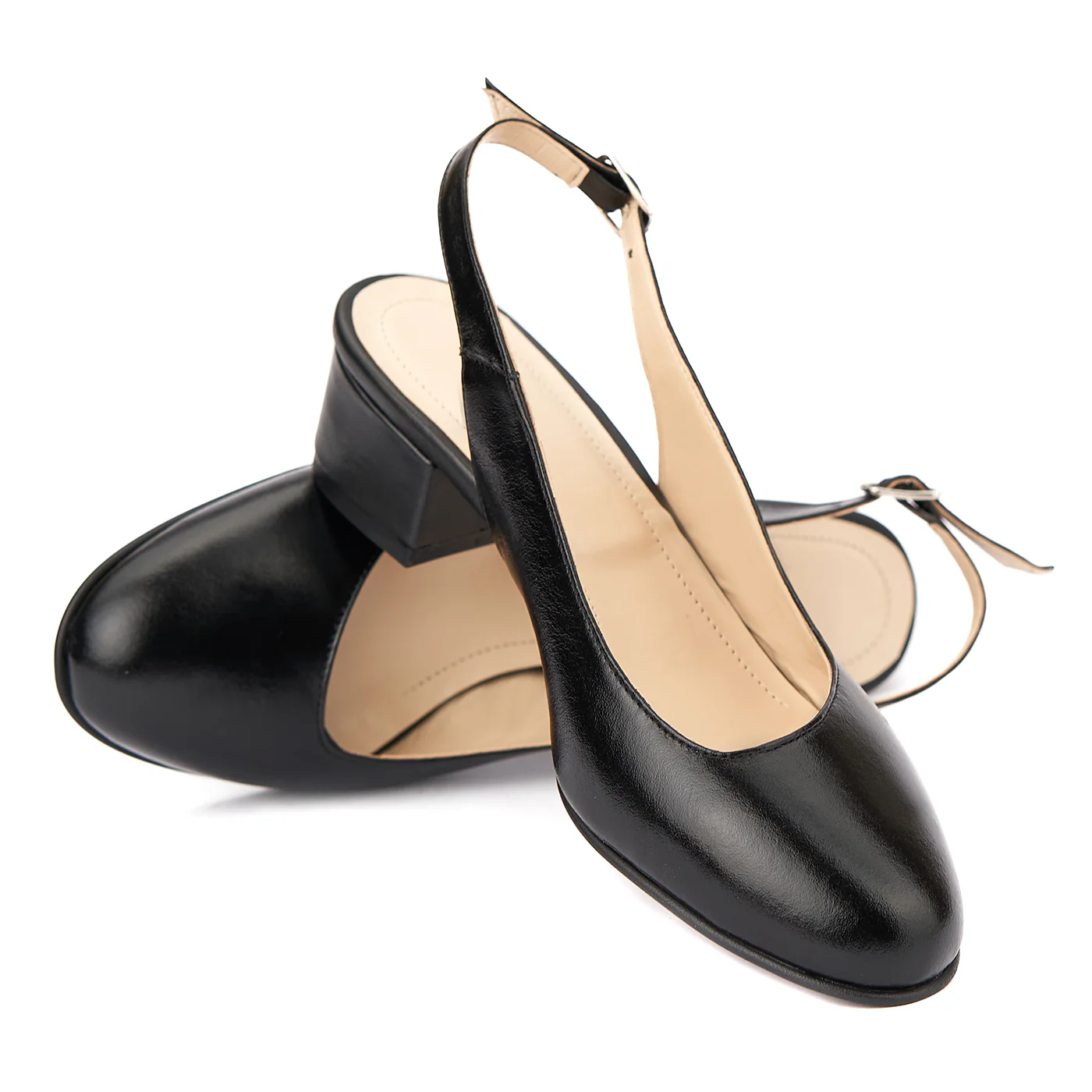Sandale elegante din piele naturala cu toc mic 5263 - Image 4