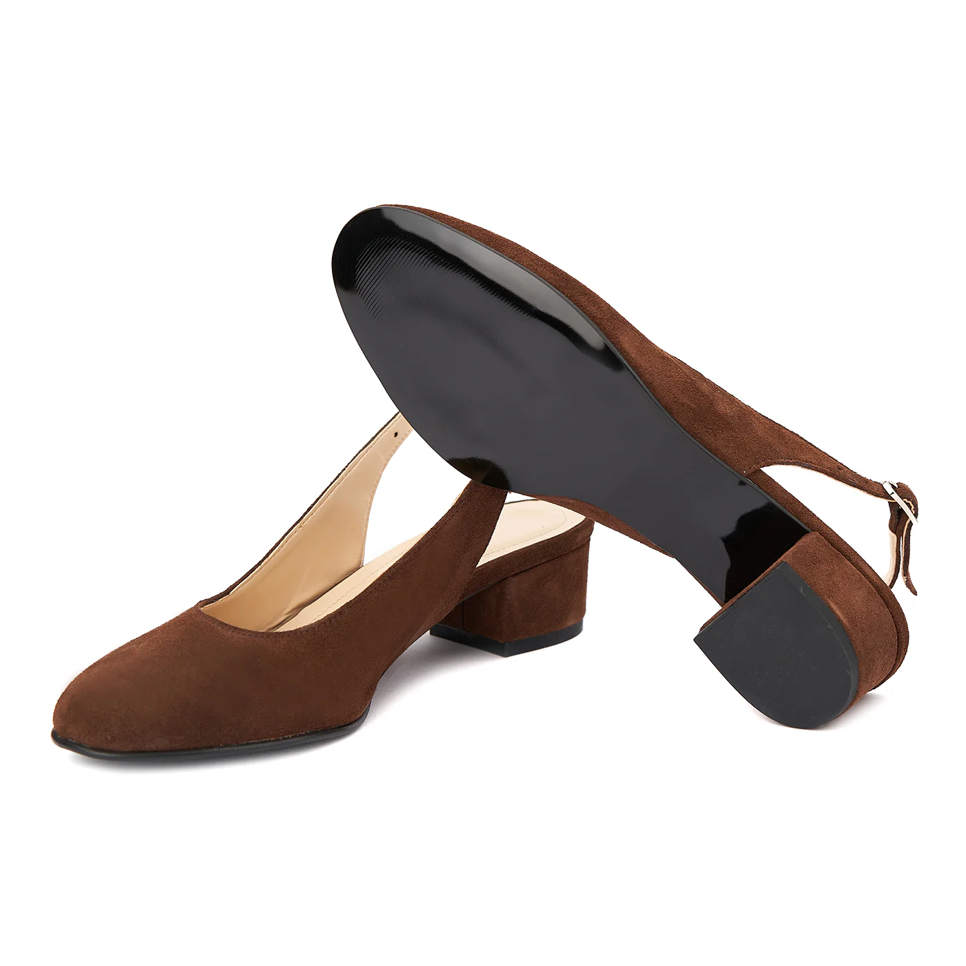Sandale elegante din piele naturala cu toc mic 5265 - Image 3