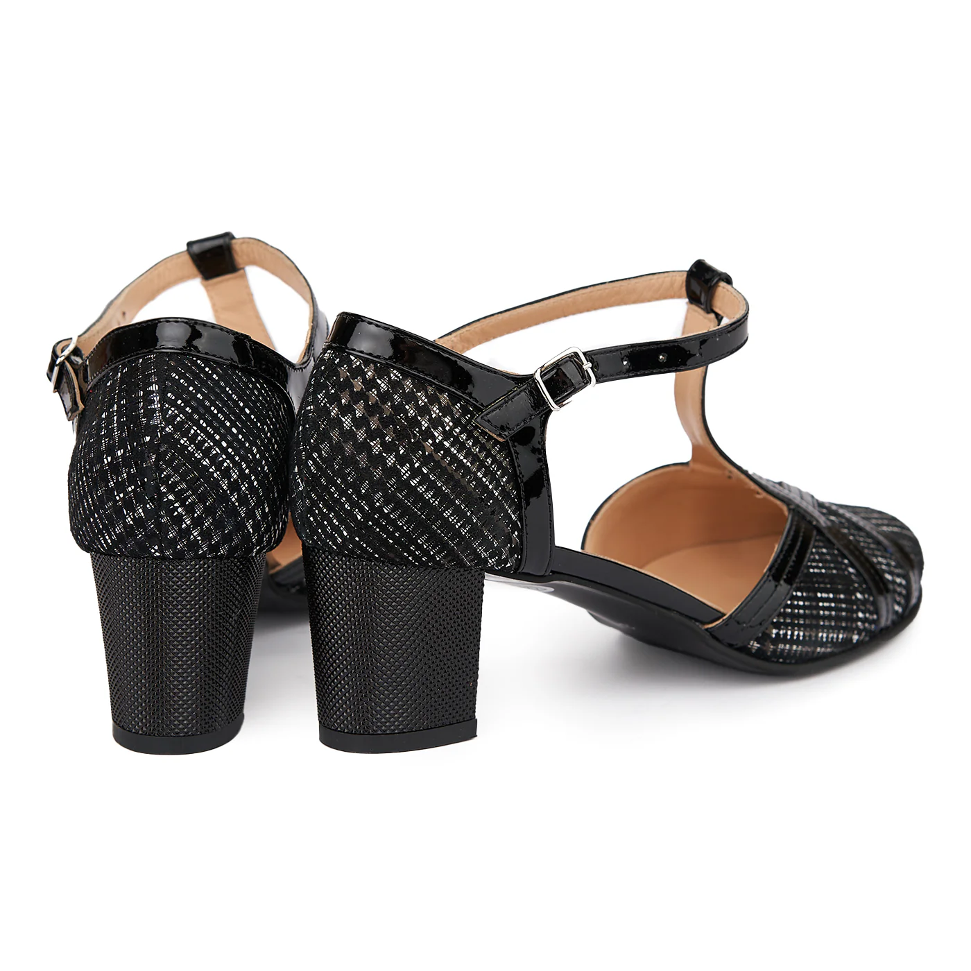 Sandale Elegante Din Piele Naturala Neagra 5442 - Image 2